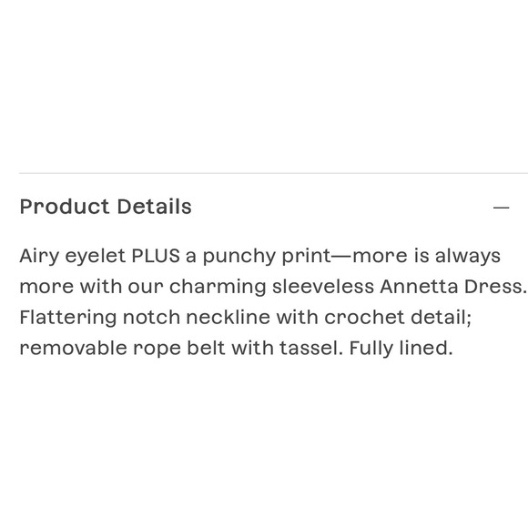 Sundance Annetta Dress NWT Size Petite Medium Embroidered Cotton Sleeveless Midi - Picture 8 of 8